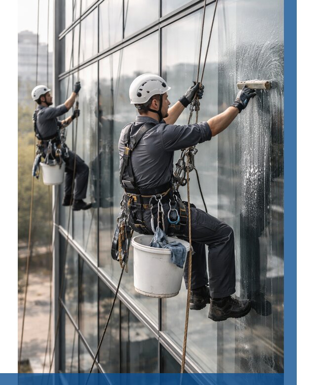 Мойка сплошного остекления в Осинниках, заказать от 308 р.| ВЫСОТНИК-Снн