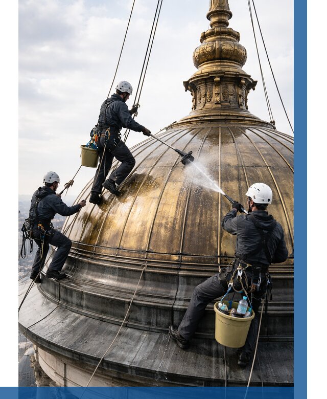 Мойка куполов и шпилей в Осинниках от 8201 р. - заказать | ВЫСОТНИК-Снн