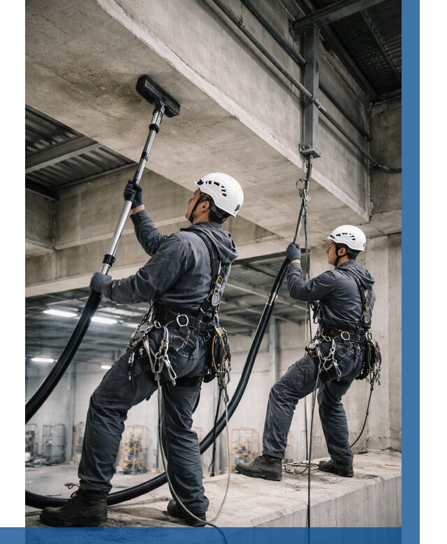 Обеспыливание потолочных конструкций в Осинниках от 256 р. |ВЫСОТНИК-Снн