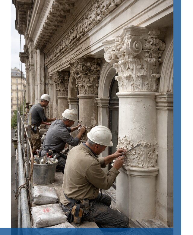 Реставрация фасадной лепнины в Осинниках от 2563 р. | ВЫСОТНИК-Снн