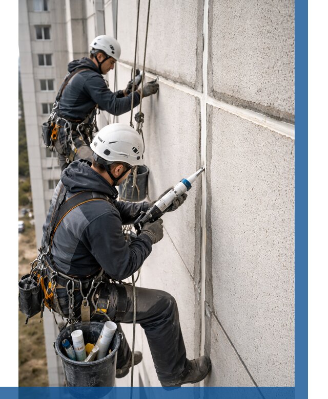 Герметизация межпанельных швов в Осинниках от 718 р. | ВЫСОТНИК-Снн
