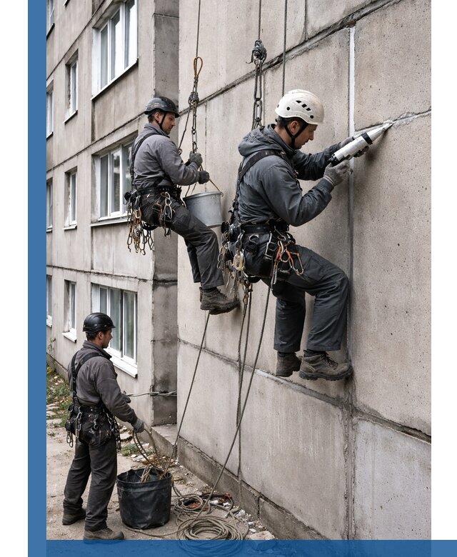 Герметизация межпанельных швов в Осинниках с гарантией герметичности