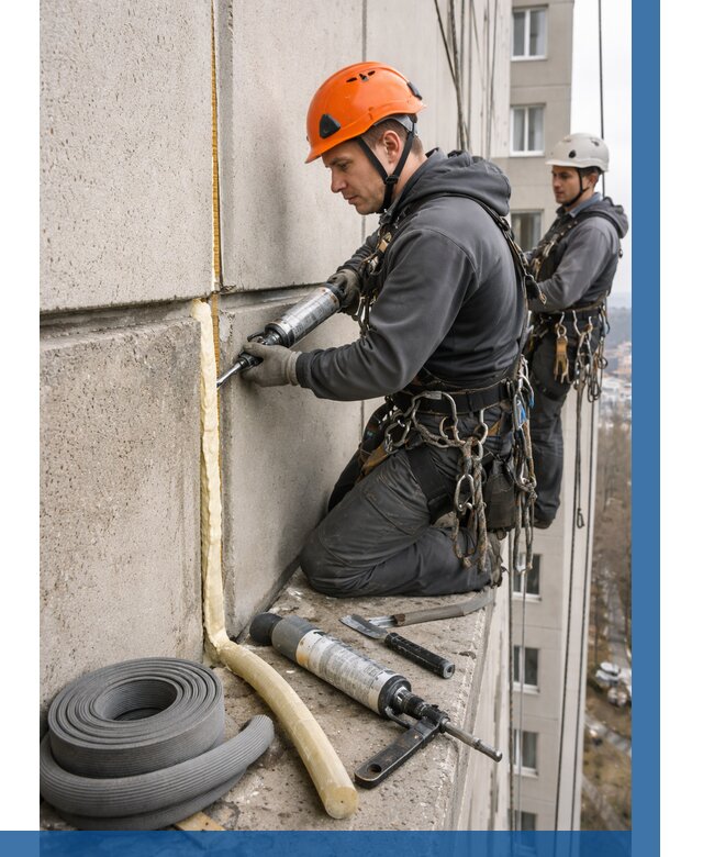 Теплый шов межпанельные швы в Осинниках от 718 р. | ВЫСОТНИК-Снн