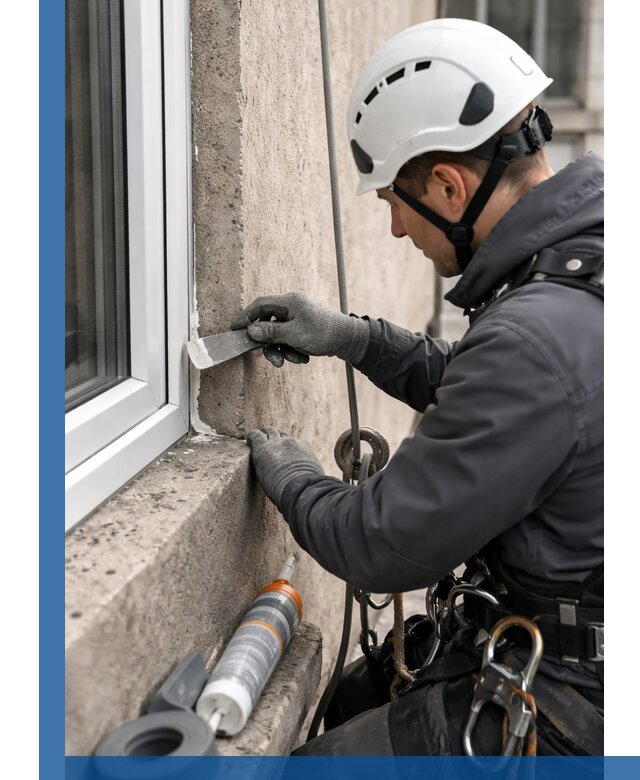 Герметизация монтажных швов окон в Осинниках с гарантией качества