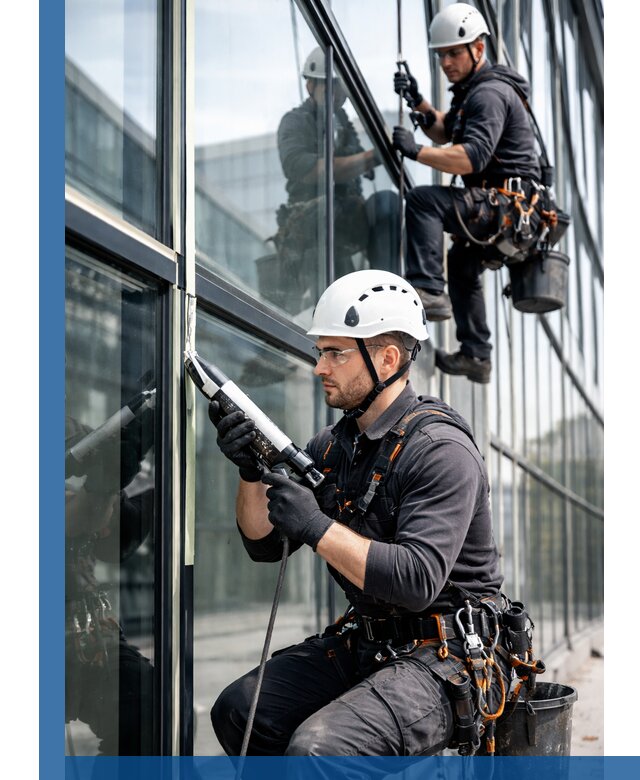 Герметизация витражных швов в Осинниках для зданий и фасадов