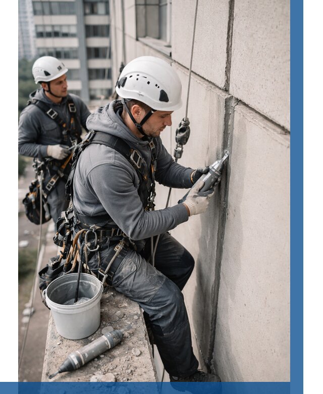 Ремонт деформационных швов здания в Осинниках от 1025 р. | ВЫСОТНИК-Снн