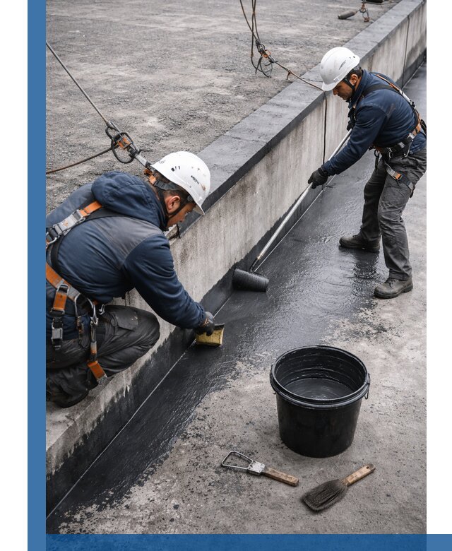 Гидроизоляция кровли жидкой резиной профессионально в Осинниках