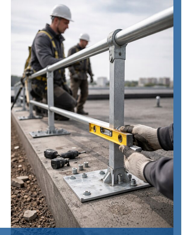 Монтаж кровельного ограждения в Осинниках от 1230 р. | ВЫСОТНИК-Снн