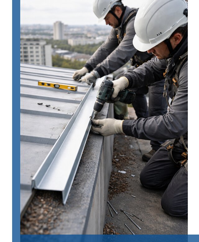 Монтаж капельника на кровле в Осинниках с гарантией качества