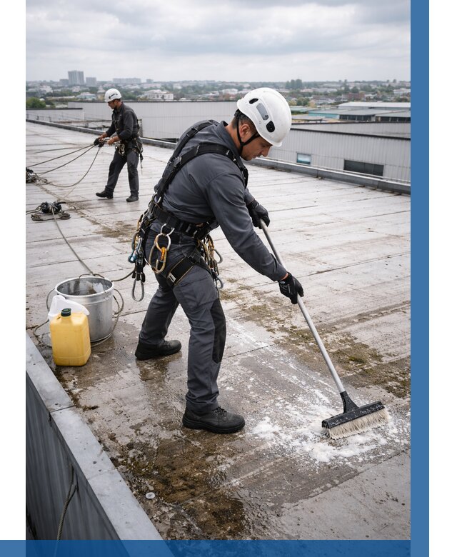 Очистка крыши по графику в Осинниках от 7688 р. | ВЫСОТНИК-Снн