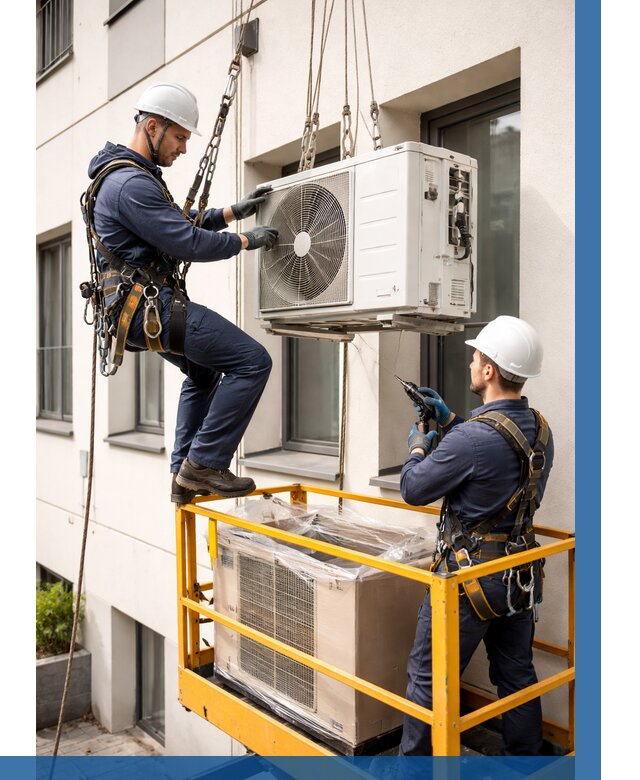 Демонтаж внешнего блока кондиционера в Осинниках от 3588 р. | ВЫСОТНИК-Снн