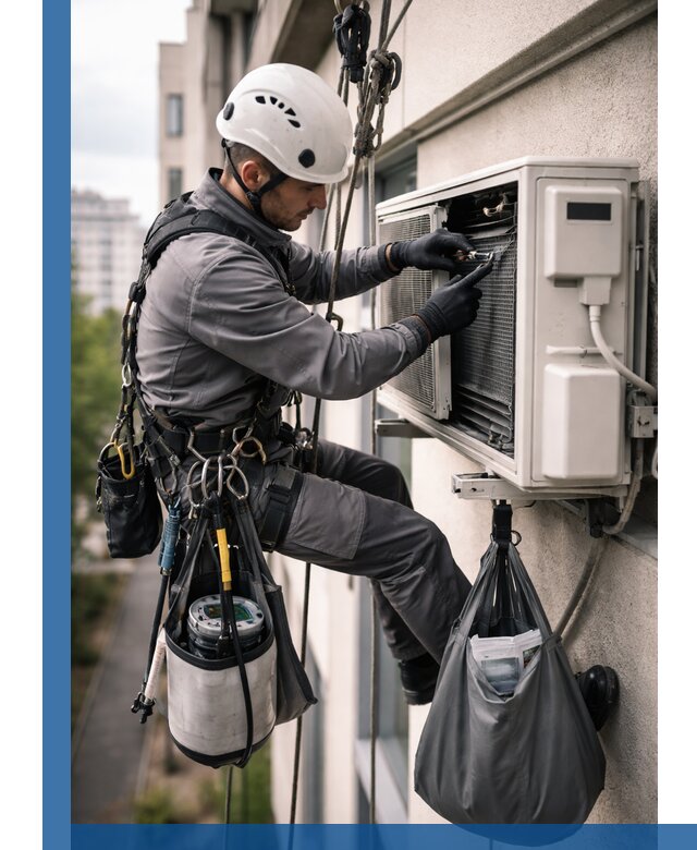 Обслуживание внешнего блока кондиционера в Осинниках профессионально