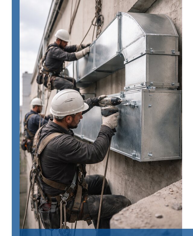 Профессиональный монтаж вентиляционных коробов в Осинниках под ключ