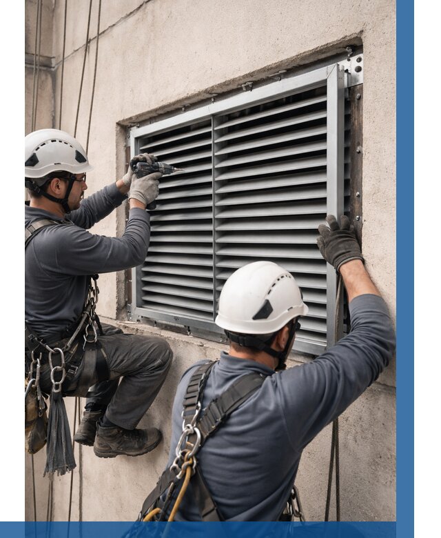 Монтаж вентиляционных решеток в Осинниках от 4613 р. | ВЫСОТНИК-Снн