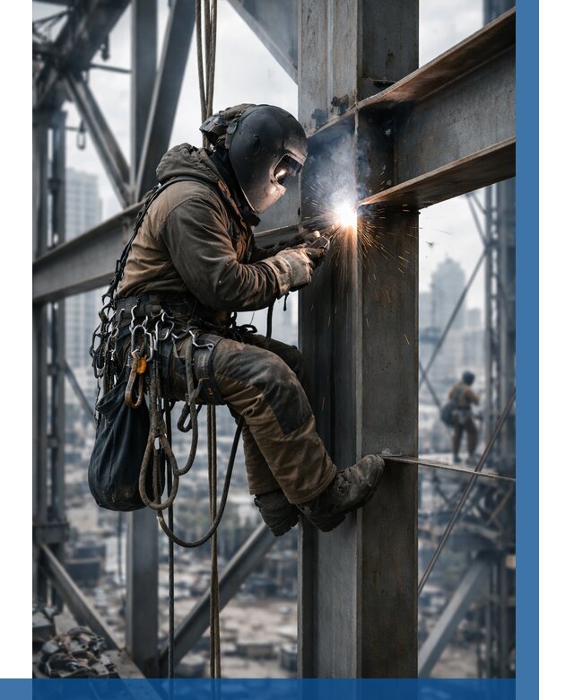 Высотные сварочные работы в Осинниках от 3588 р. | ВЫСОТНИК-Снн