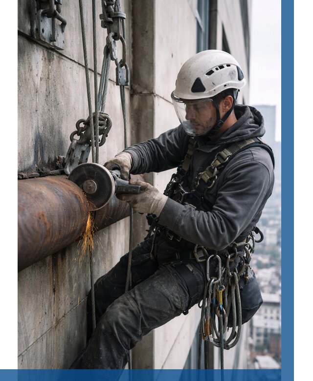 Резка металла на высоте в Осинниках по цене от 4613 р. | ВЫСОТНИК-Снн