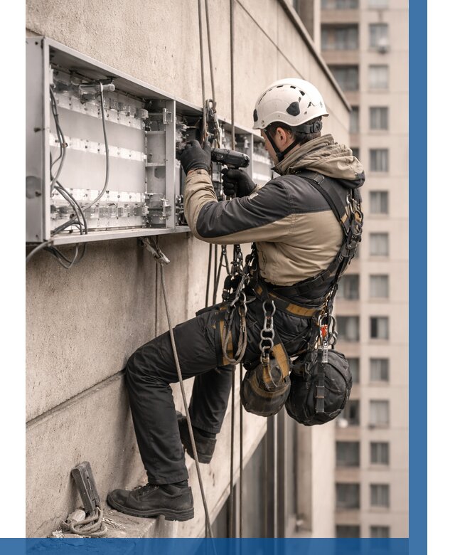 Ремонт вывески на высоте в Осинниках от 4613 р. | ВЫСОТНИК-Снн