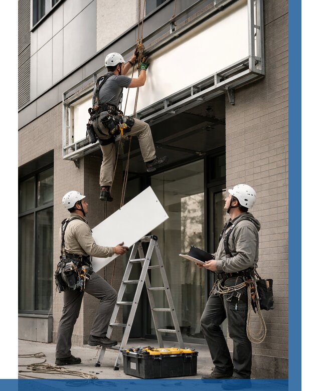 Монтаж светового короба в Осинниках от 6663 р. | ВЫСОТНИК-Снн