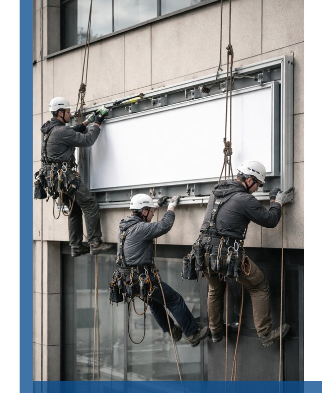 Профессиональный монтаж светового короба под ключ в Осинниках