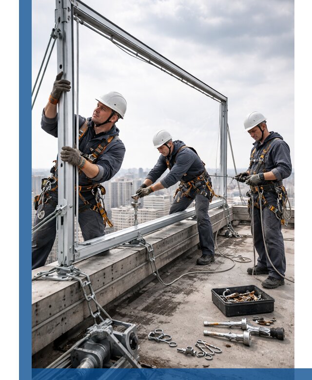 Монтаж крышных рекламных конструкций под ключ в Осинниках