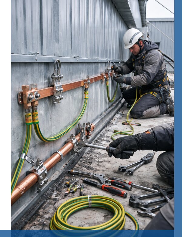 Монтаж заземления здания в Осинниках от 25628 р. | ВЫСОТНИК-Снн