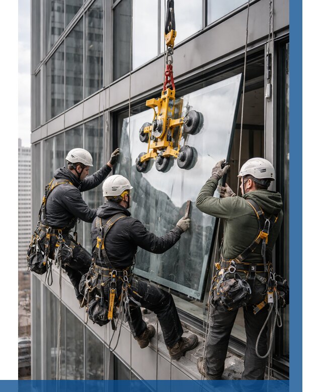 Фасадное остекление зданий под ключ в Осинниках от 10251 р. | ВЫСОТНИК-Снн