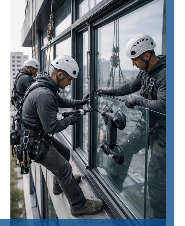 Витражное остекление зданий в Осинниках от 3588 р. | ВЫСОТНИК-Снн