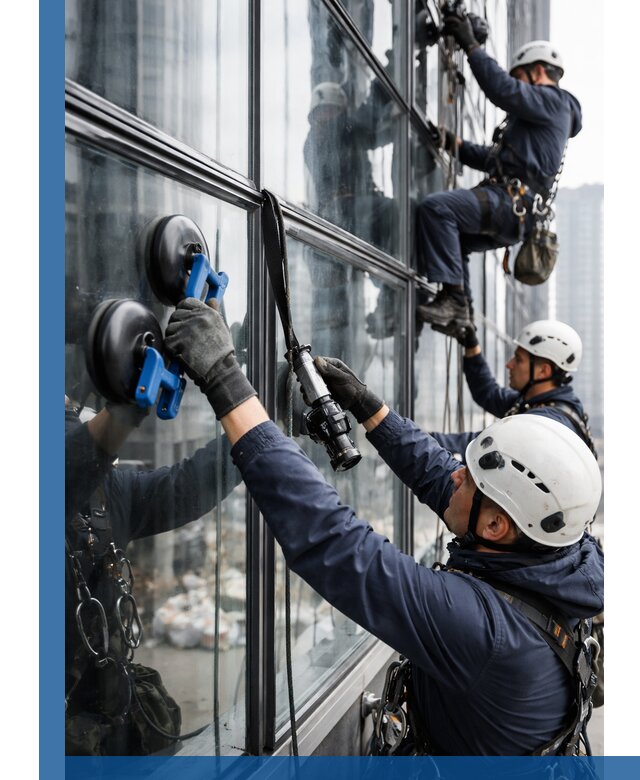 Радиусное остекление фасадов под ключ в Осинниках с гарантиями