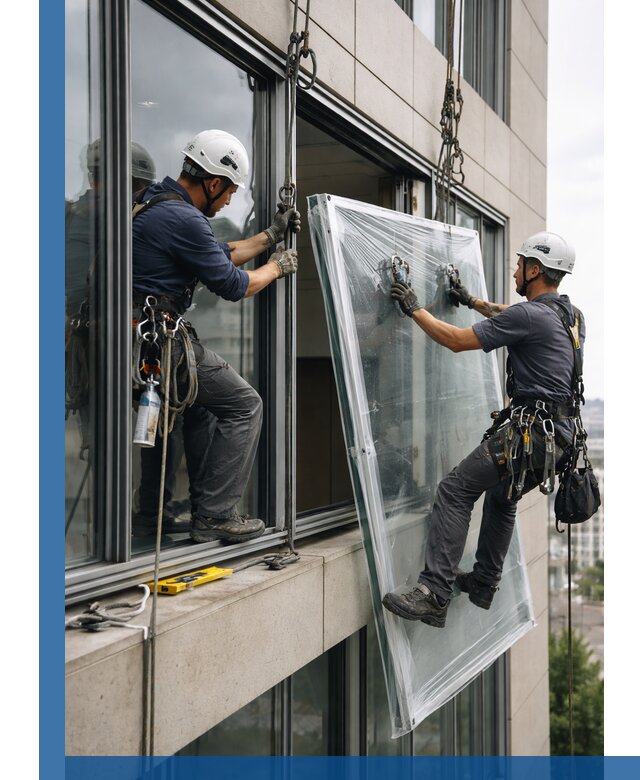Профессиональная замена стекла в витраже в Осинниках с гарантией