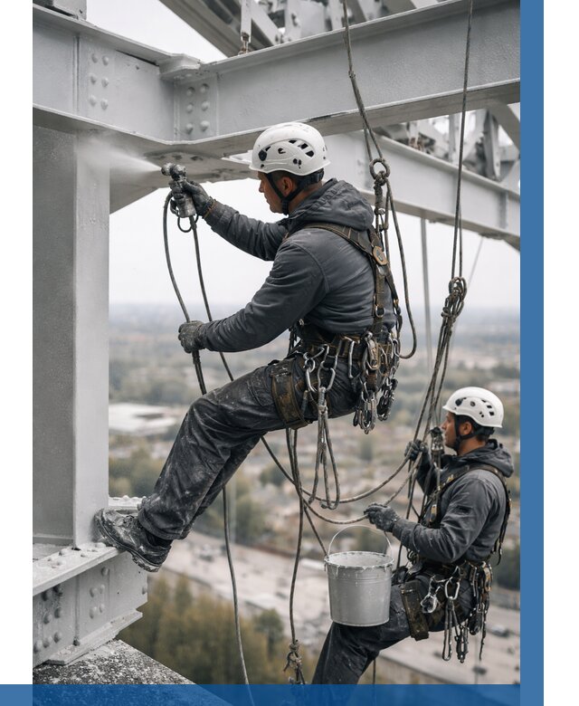 Покраска металлоконструкций на высоте в Осинниках 359 р |ВЫСОТНИК-Снн