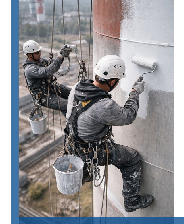 Покраска дымовых труб в Осинниках: антикоррозийная защита и восстановление