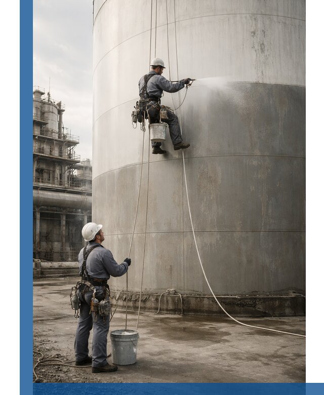 Покраска стальных резервуаров и емкостей в Осинниках профессионально