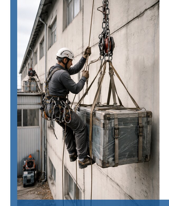 Подъем грузов на высоту в Осинниках для промышленных объектов