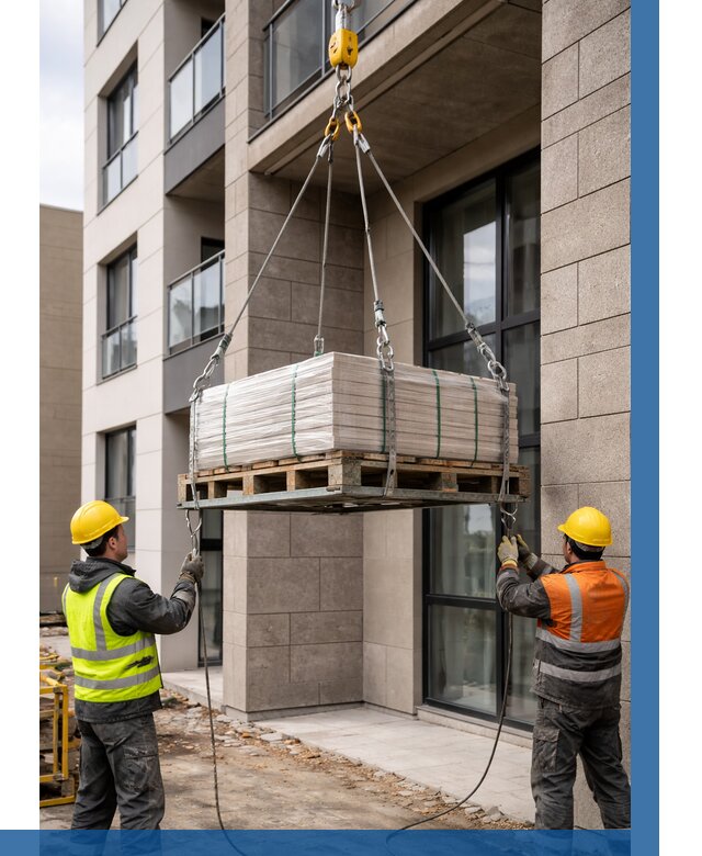 Подъем керамогранита на этаж в Осинниках от 3588 р. | ВЫСОТНИК-Снн