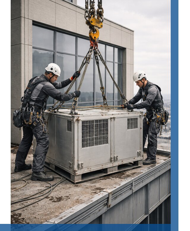 Такелажные работы на высоте в Осинниках от 8201 р. | ВЫСОТНИК-Снн