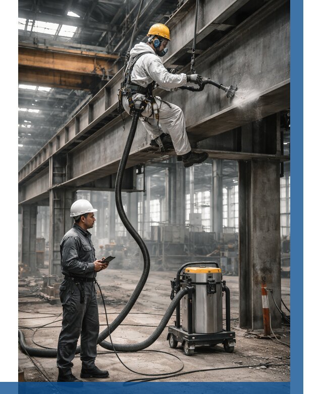 Обеспыливание конструкций в цехе в Осинниках от 4305 р. | ВЫСОТНИК-Снн