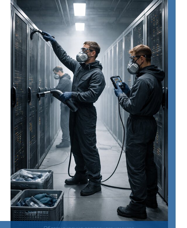 Обеспыливание серверной комнаты в Осинниках от 4613 р. | ВЫСОТНИК-Снн