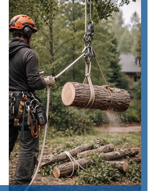 Валка деревьев частями в Осинниках от 7688 р. | ВЫСОТНИК-Снн