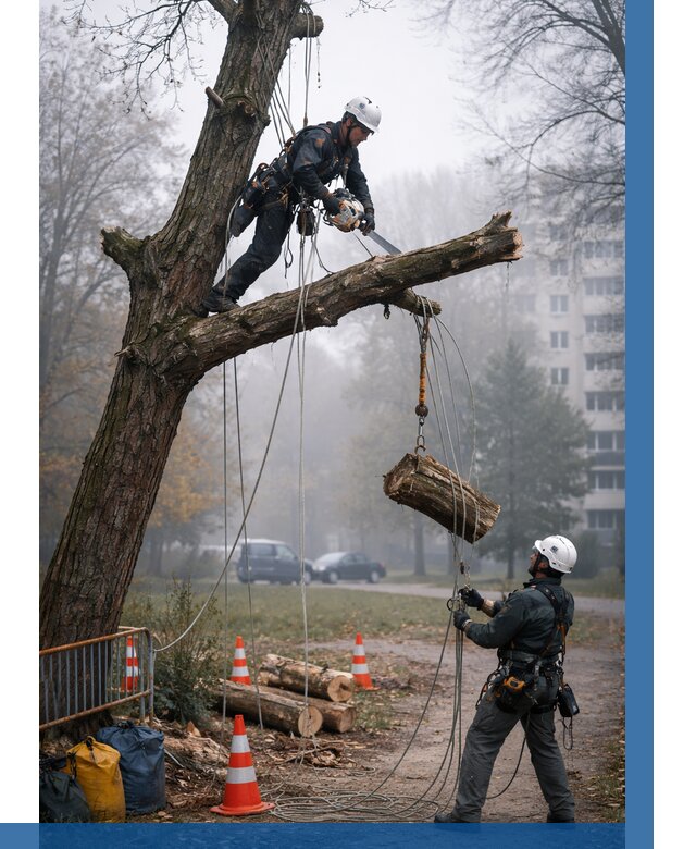 Удаление аварийных деревьев в Осинниках от 15377 р. | ВЫСОТНИК-Снн