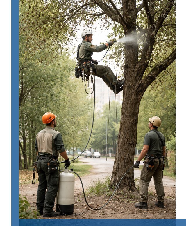 Обработка деревьев от вредителей в Осинниках профессиональная защита